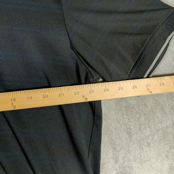 Callaway Shirt Mens XL Black Striped Polo Short Sleeve Opti-Dri Golf - Picture 6 of 7